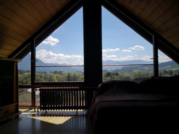 Wohnzimmer mit schönen Aussicht