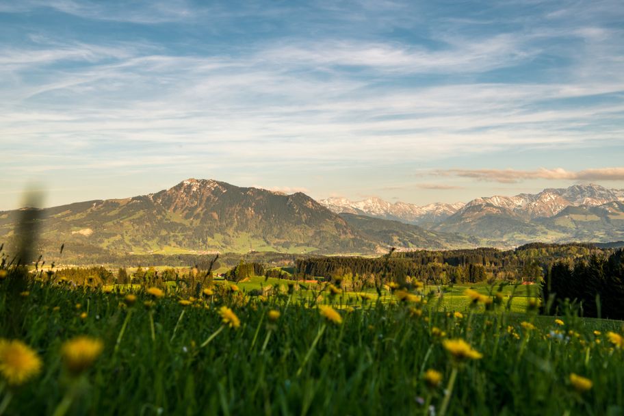 Herrliches Panorama von Zaumberg