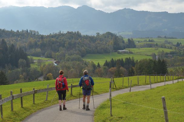 Jakobsweg Etappe 7 Immenstadt/Bühl - Oberstaufen/Zell