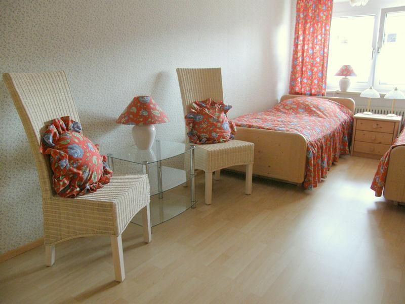 Das Schlafzimmer.
