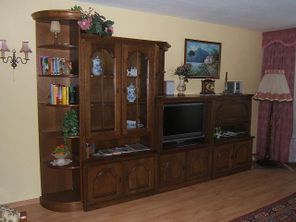 Schrankwand mit LCD TV