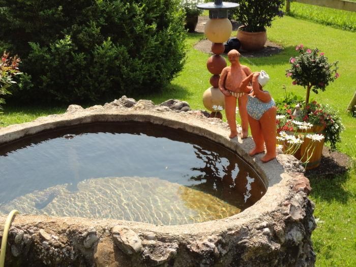 Teich im Garten