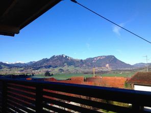 Aussicht vom Balkon nach Süd-Westen