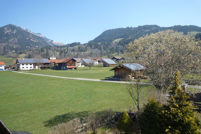 Blick vom Balkon
