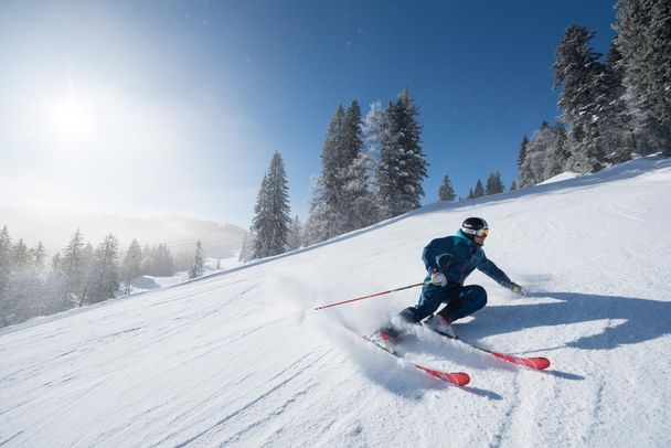 Skifahren in Balderschwang im Allgäu