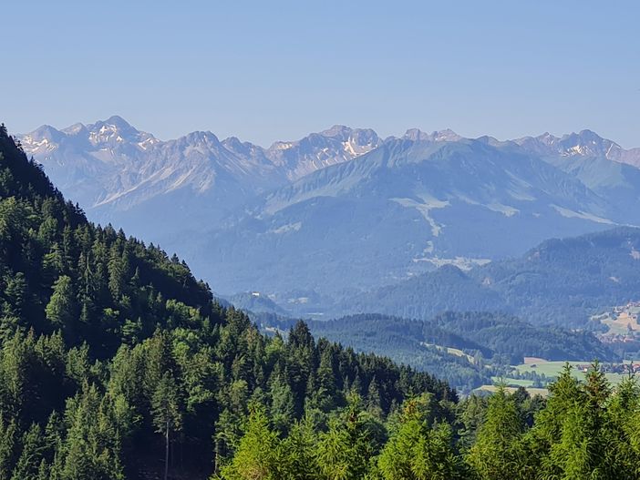 Blick in die Allgäuer Berge