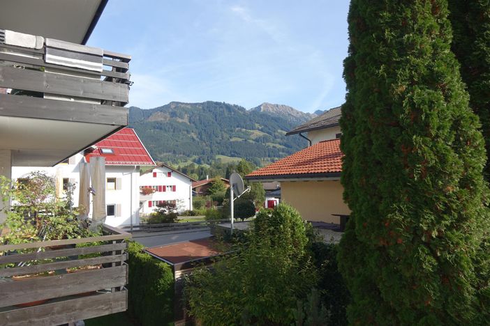 Bergblick vom Balkon