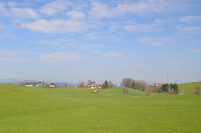 Blick vom Balkon