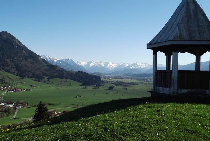 Blick von der Gebhardshöhe (ca 10 Gehminuten)