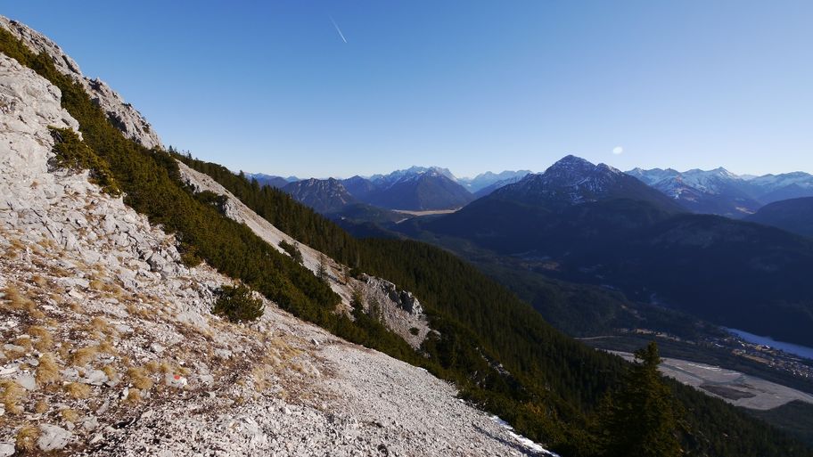 Schotterhang an der Gaichtspitze