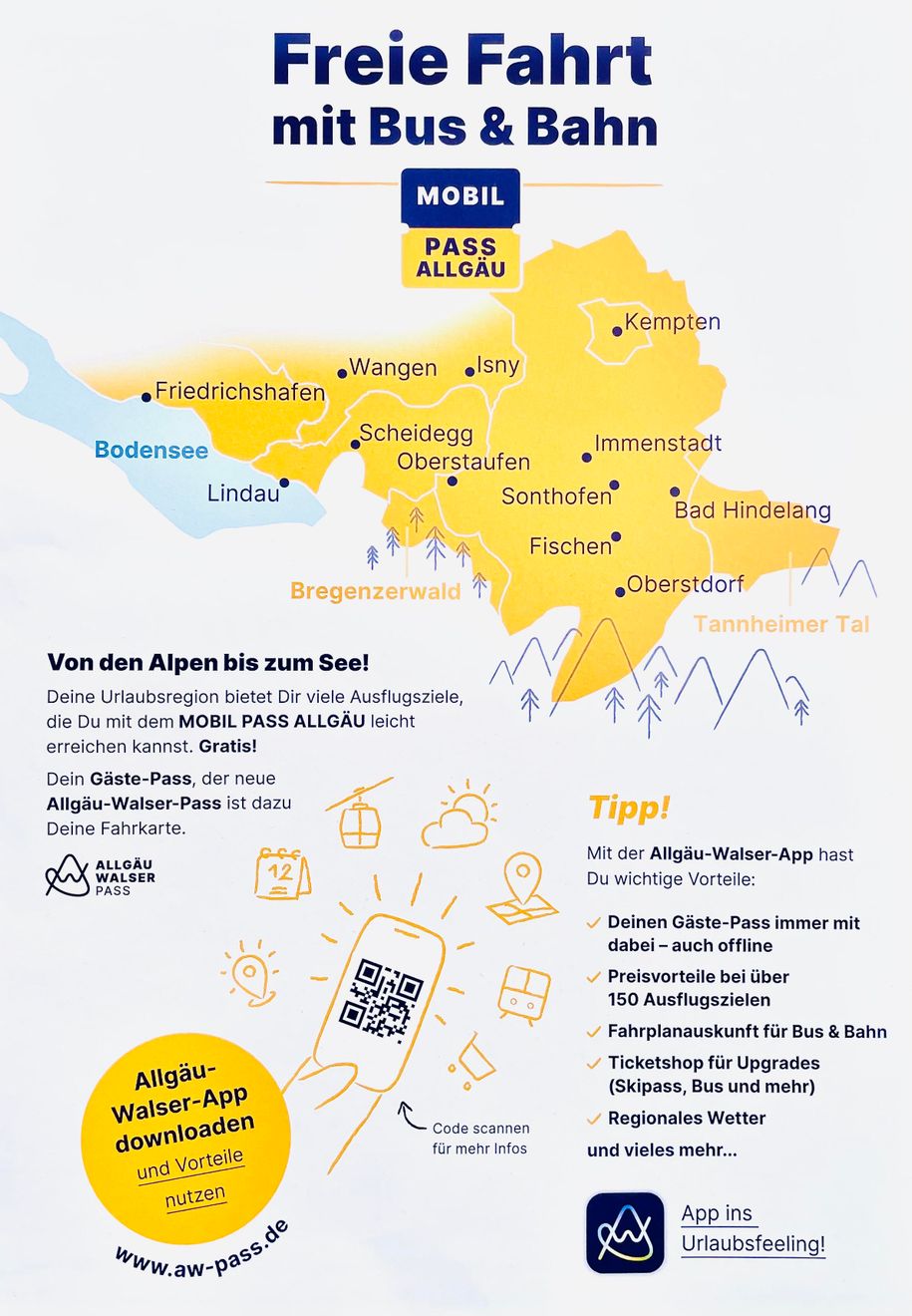 ... Bodensee bis Tannheimer Tal gratis ÖPNV ...