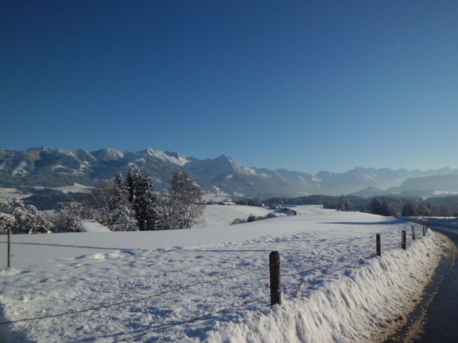 Bergpanorama direkt vor der Haustür