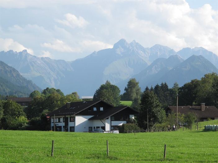 Rückansicht mit Panorama