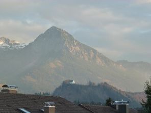 Fischen Bergsicht vom Balkon