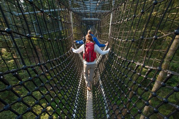 Auf dem Skywalk