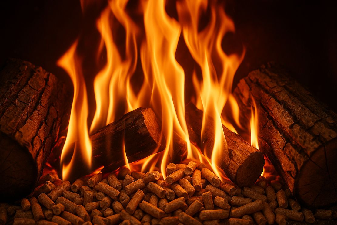 Holz-/Pelletfeuerung