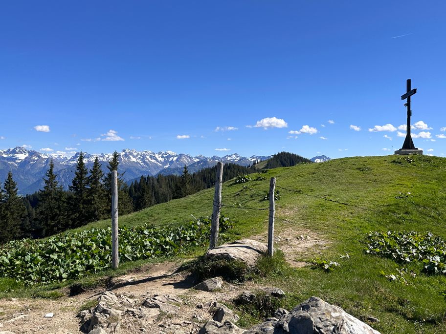 Am Gipfel des Rangiswaner Horns