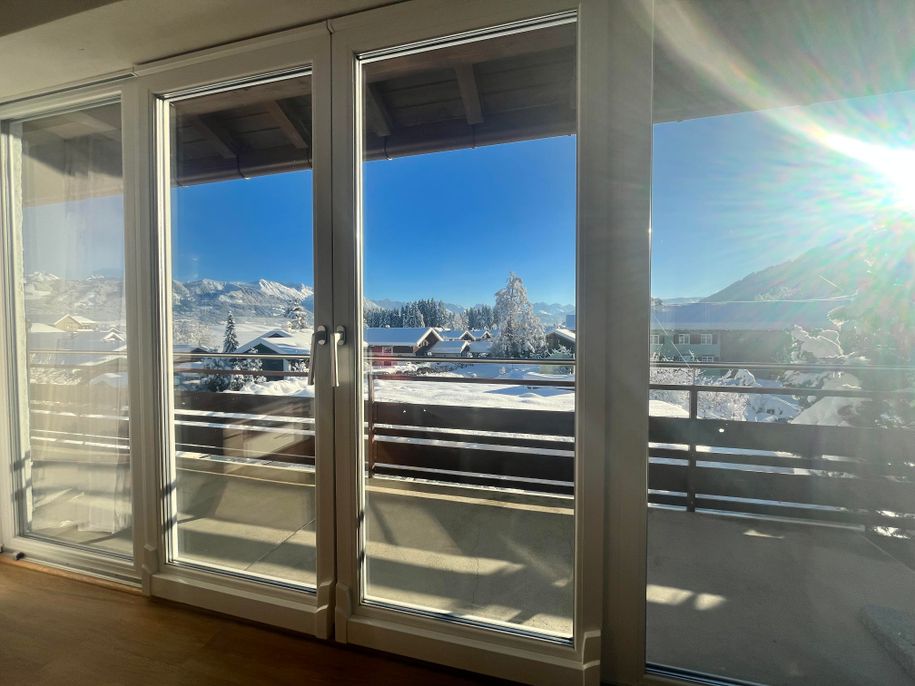 Ausblick Wohnzimmer