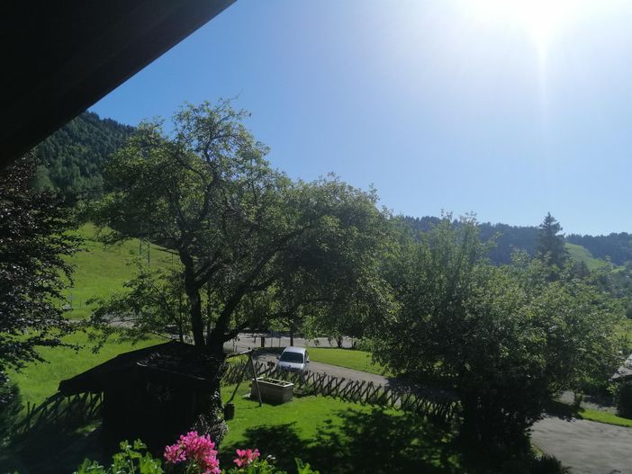 Aussicht vom Balkon
