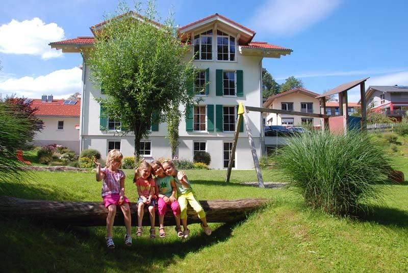 Ferienhaus Ansicht vom Garten aus