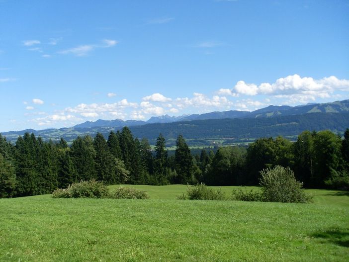 freier Blick in die Berge - genießen Sie die Weite und Ruhe