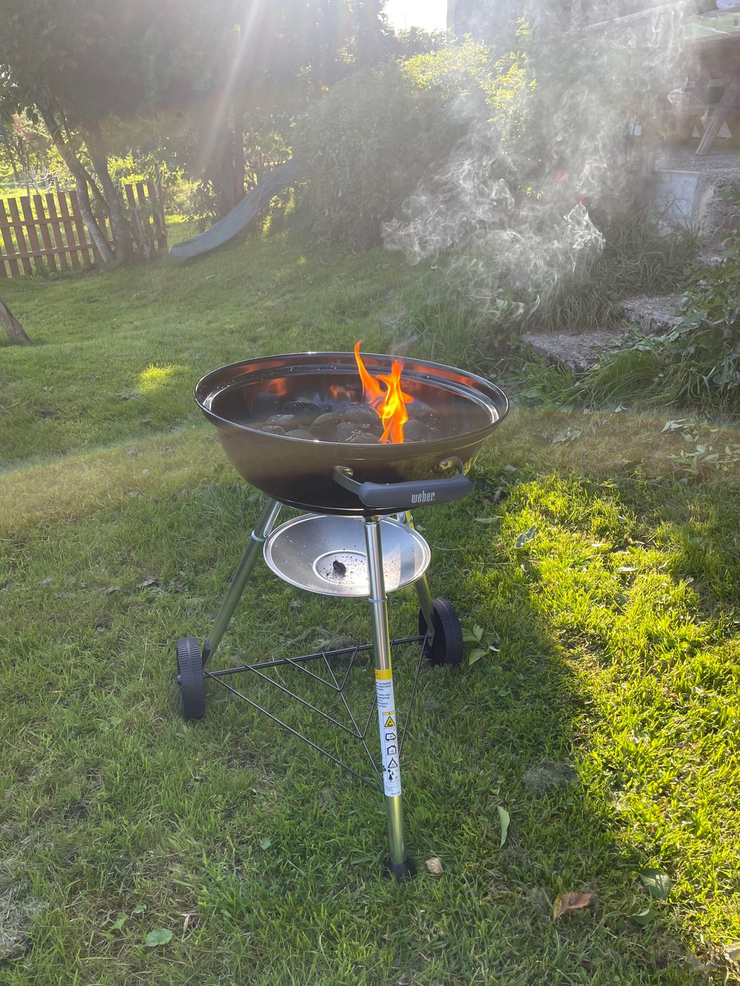 Grill im Garten