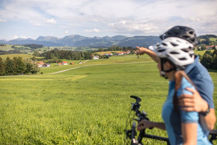 Blick auf die Nagelfluhkette