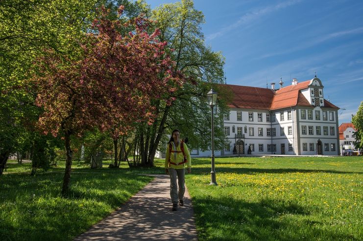 Blick aufs Schloss Neue Schloss Kißlegg