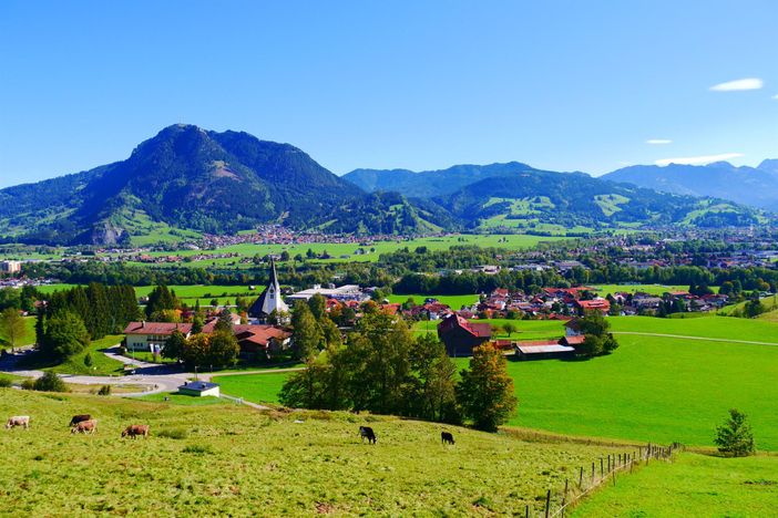 Sicht auf Bihlerdorf