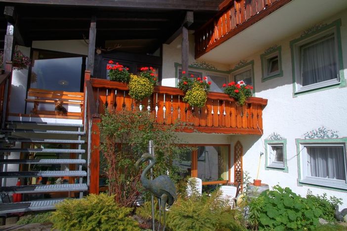 Balkon mit Kräutergarten