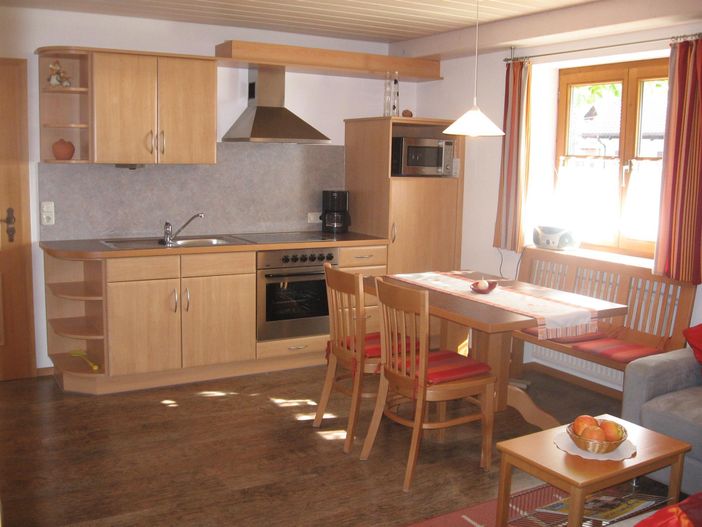 Wohnküche Ferienwohnung Schwarz