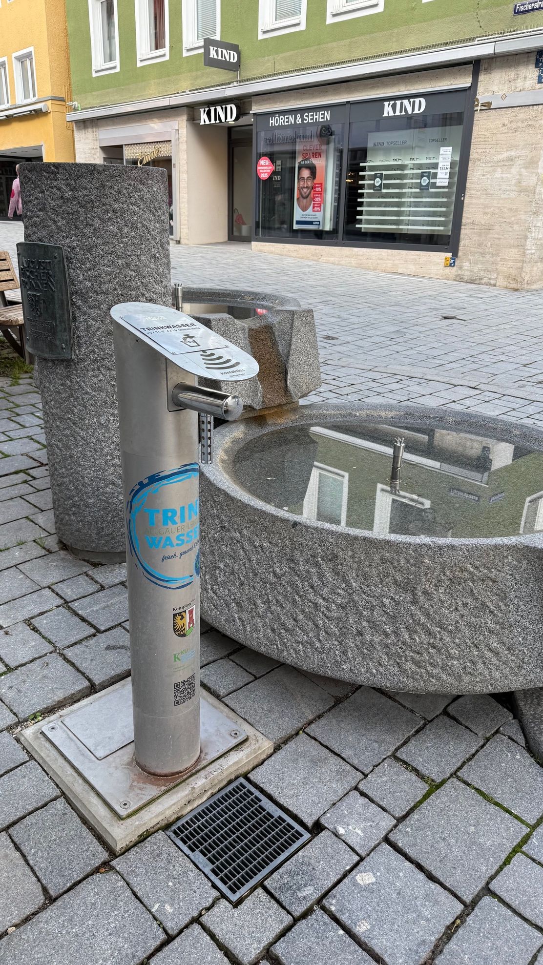 Trinkwasserspender Fußgängerzone_2025_Kempten Tourismus