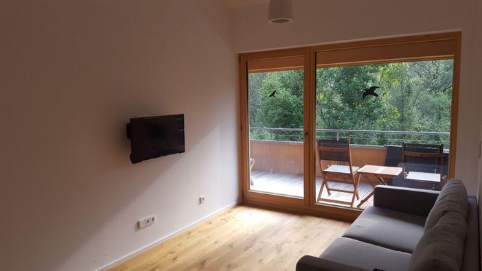 Wohnzimmer der 2-Zimmer-Wohnung