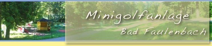 Minigolf Bad Faulenbach