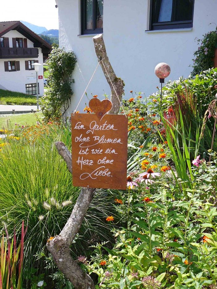 Garten-Schild