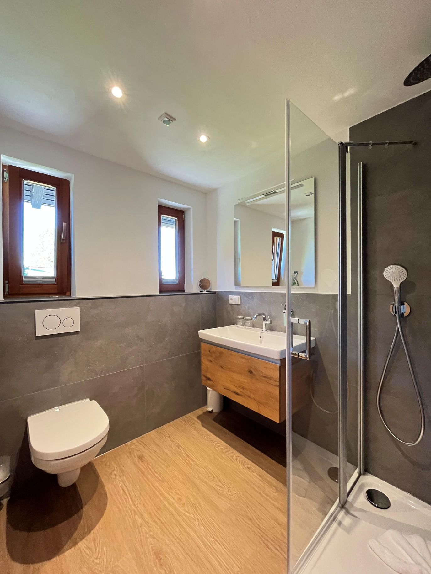 Badezimmer - Ferienwohnung Haselnuss