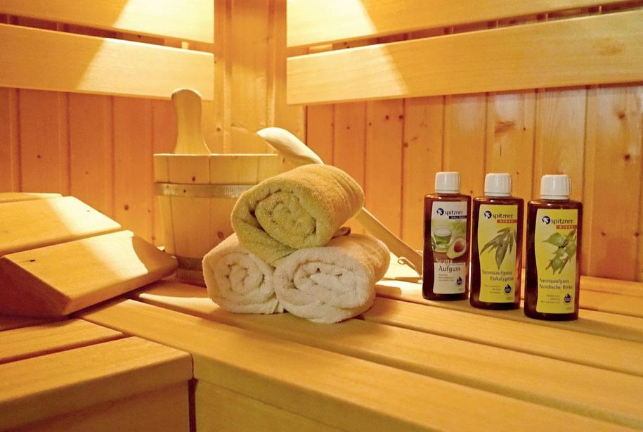 Finnische Sauna mit Düften