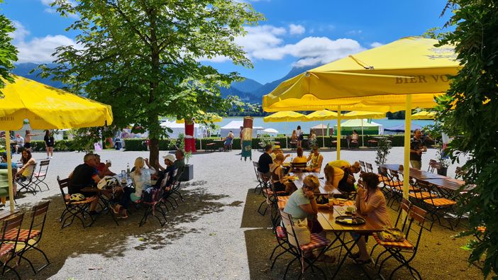 Bavarian beer gardens invite you to linger