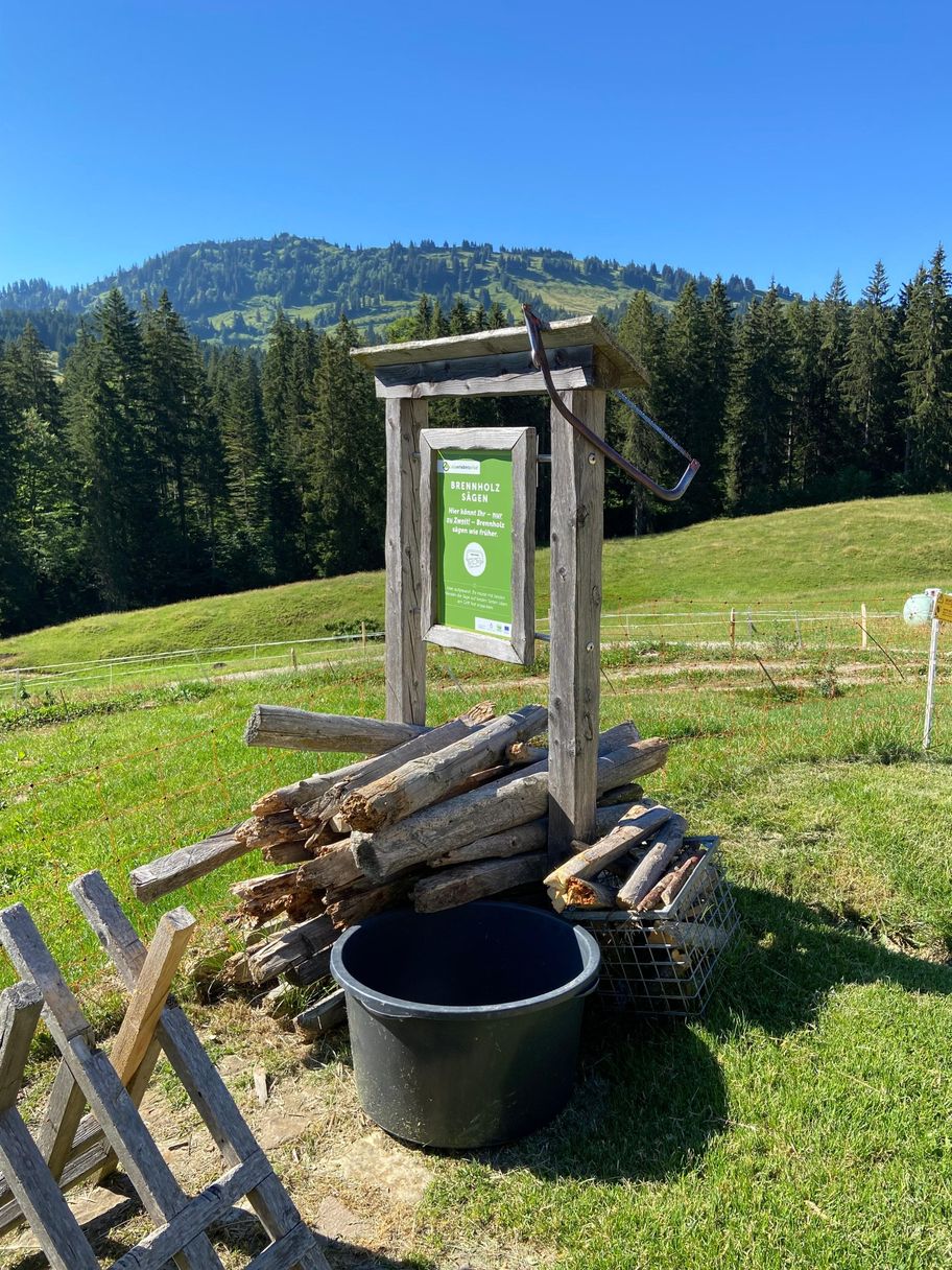 Sägestation an der Alpe Glutschwanden