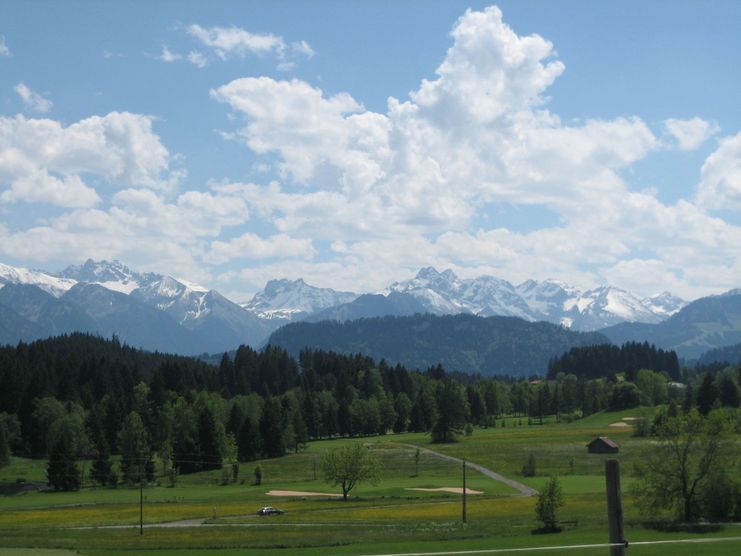 Aussicht auf die Oberstdorfer Berge
