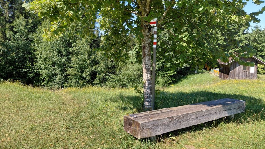 Einer der 14  Moorsitze von Krumbach