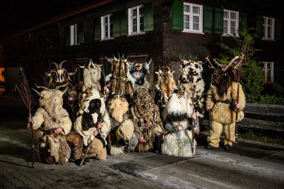 Tradition im Dorf