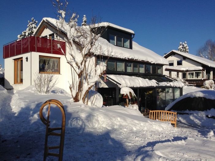 Haus im Winter