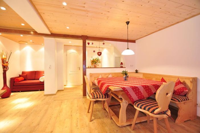 Ferienwohnung wohnzimmer