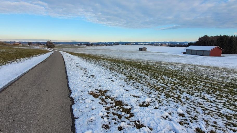 Wiesenweg zum Elbsee und zurück