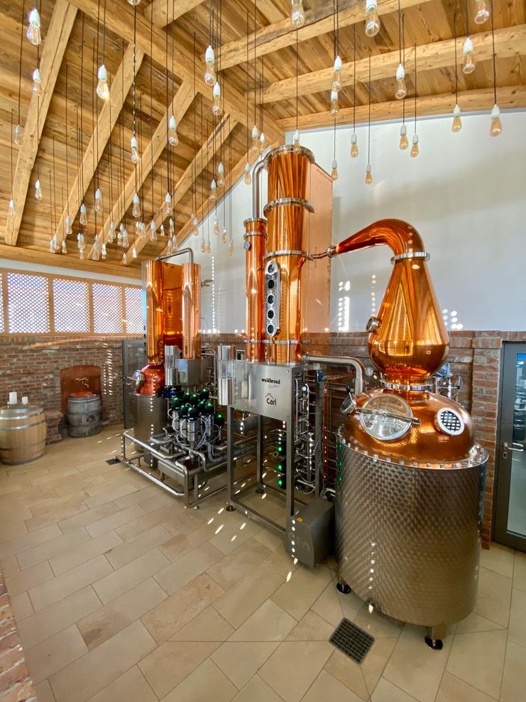 Brennereiraum der Waldbrand GmbH