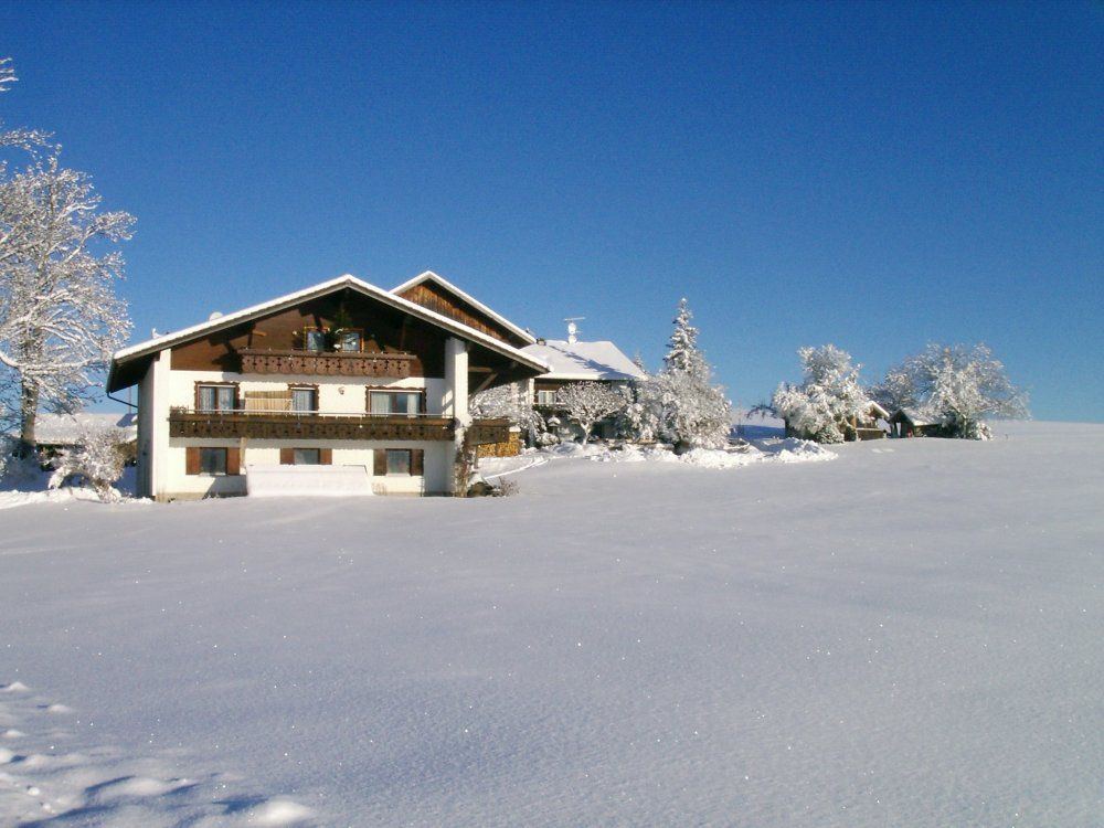 Das Gästehaus im Winter