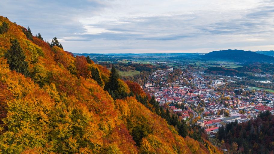 Steigbachtal und Immenstadt im Herbst