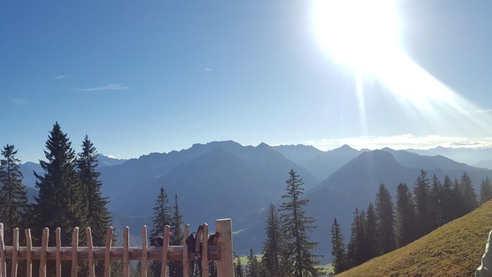 Hirschalp - Ausblick von der Terasse