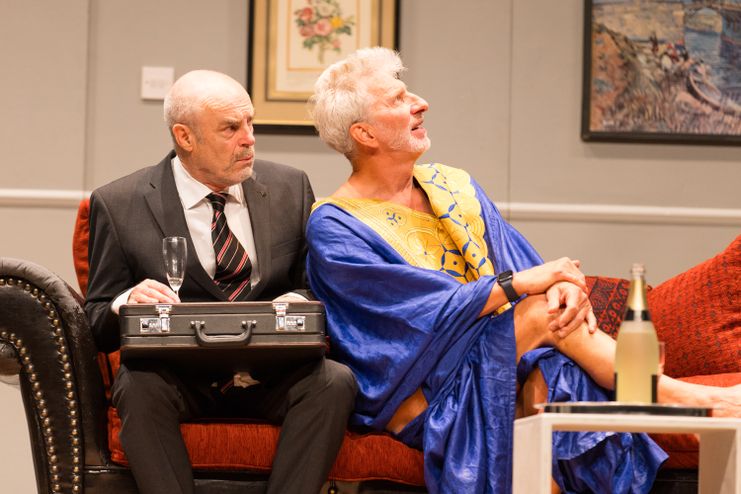 Zwei Männer ganz nackt